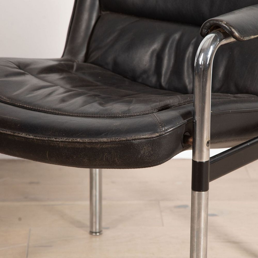 20th Century Chrome Steel Desk Chairs CH0433838