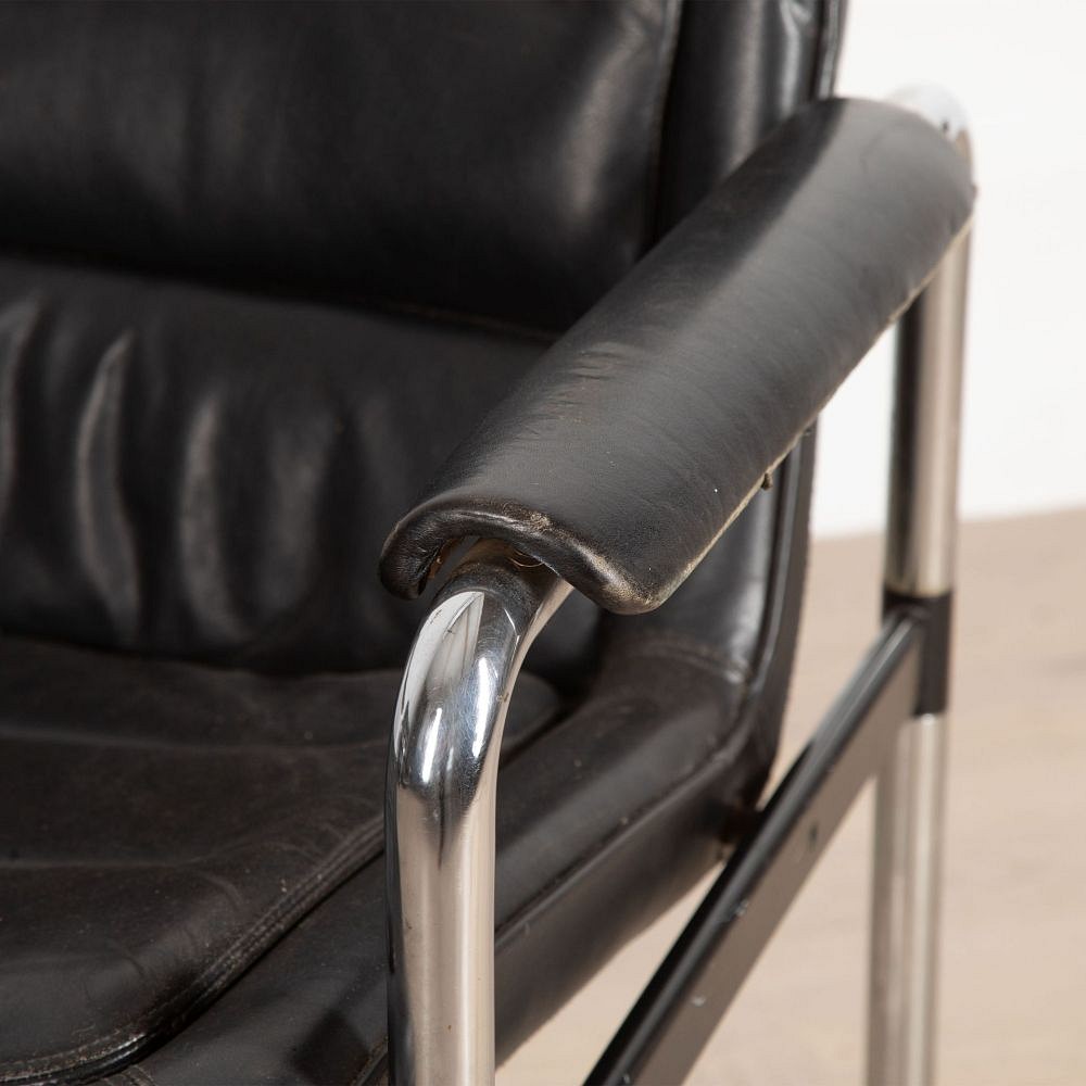 20th Century Chrome Steel Desk Chairs CH0433838