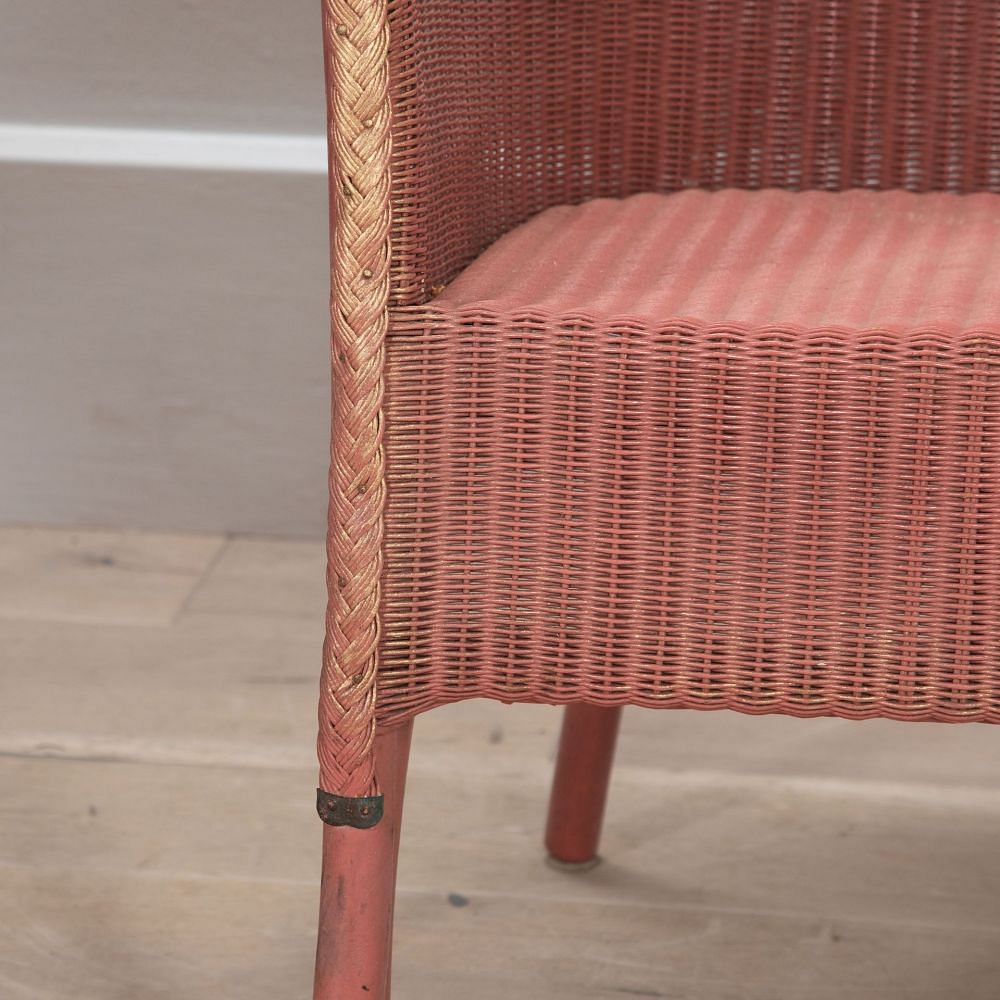 Pair of Lloyd Loom Armchairs CH0533928