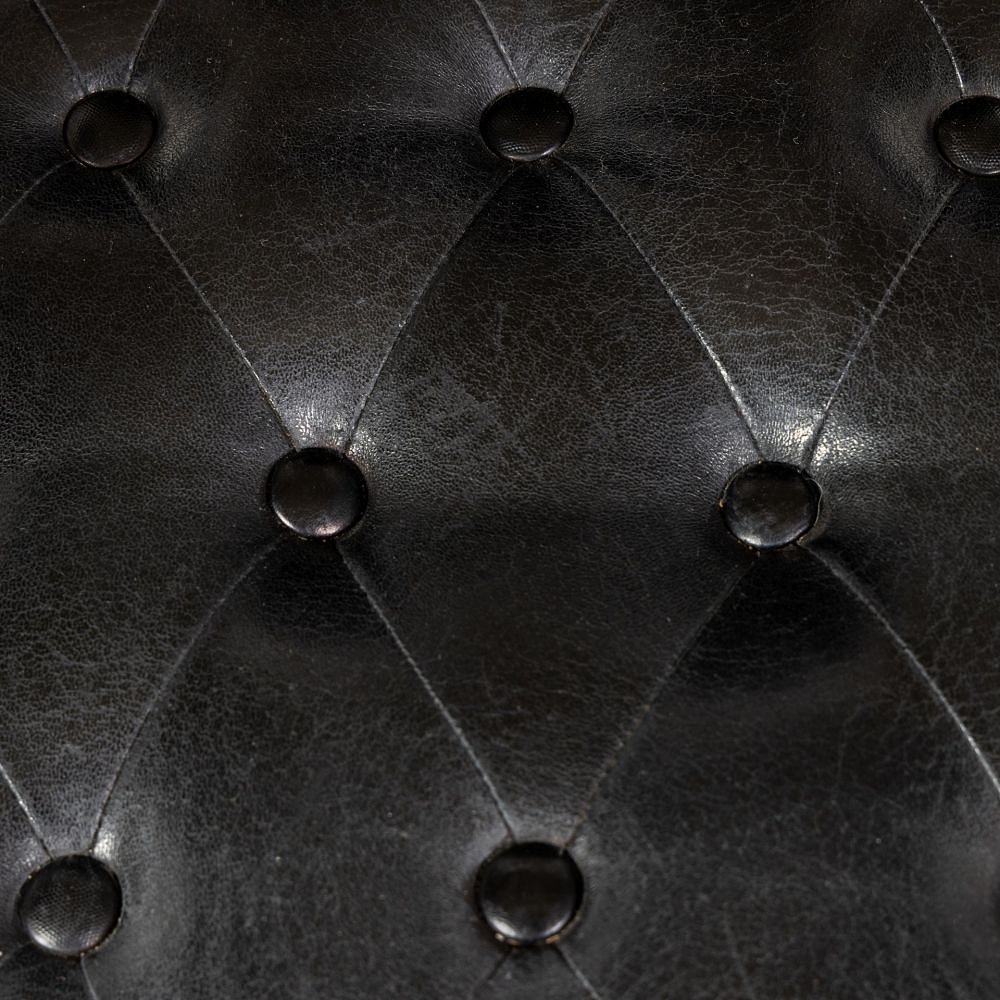 Mid 19th Century Ebonised and Leather Library Armchair CH0630642