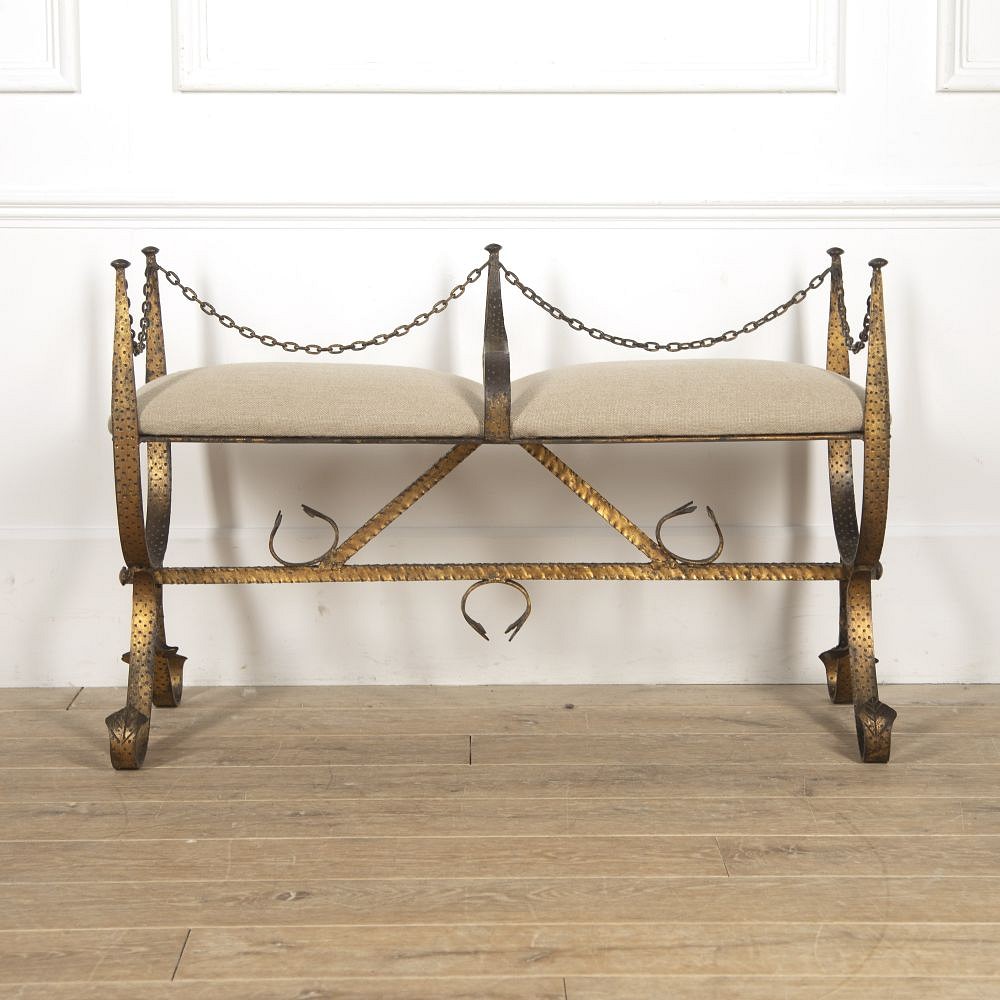 Mid-Century Spanish Brutalist Banquette CH1516558