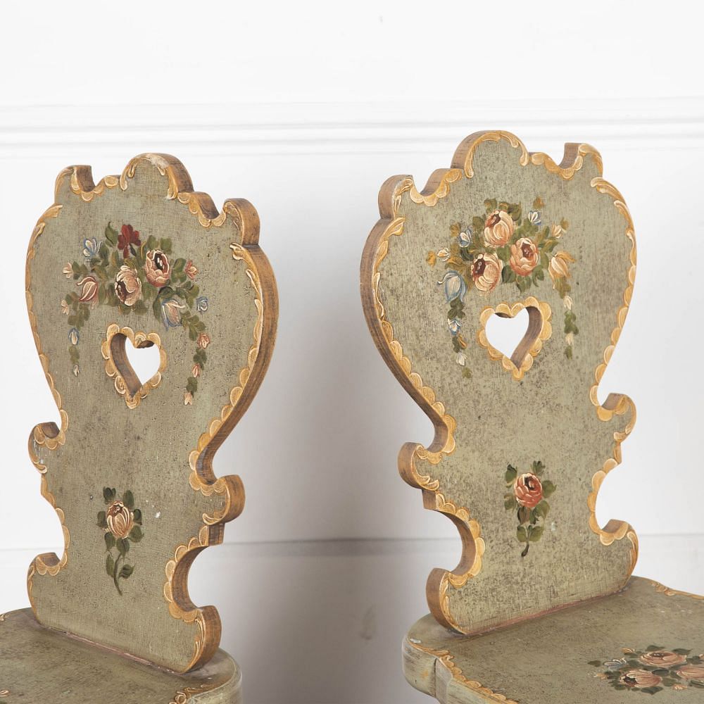 Pair of Charming Folk Art Side Chairs CH1532409
