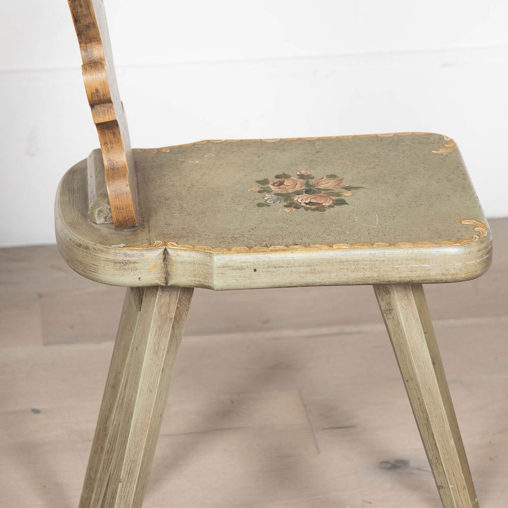 Pair of Charming Folk Art Side Chairs CH1532409