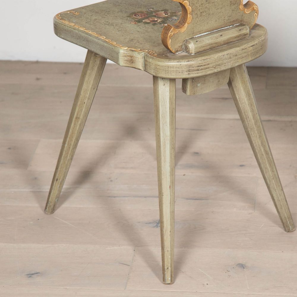 Pair of Charming Folk Art Side Chairs CH1532409