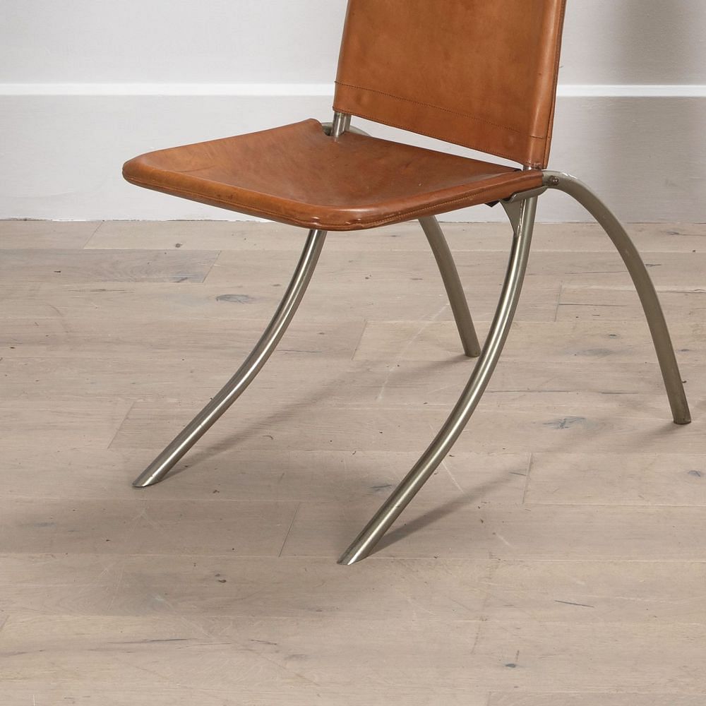 Pair of Mid-Century Italian 'Sedia Jacaré' Folding Chairs by Gabriella Crespi CH2933561