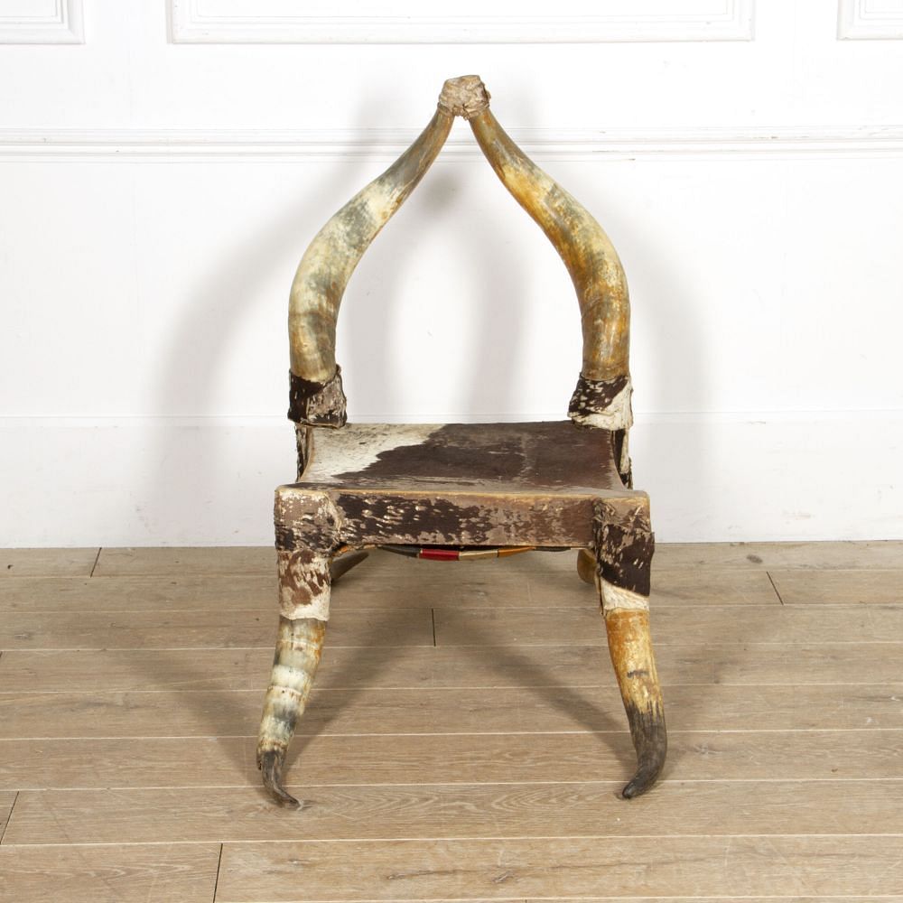 Late 19th Century Steer Horn Chair CH4517864