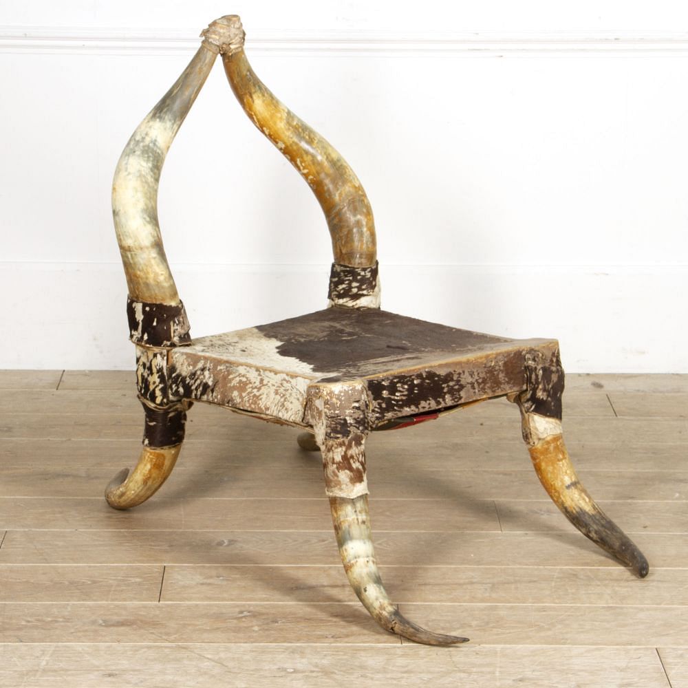 Late 19th Century Steer Horn Chair CH4517864