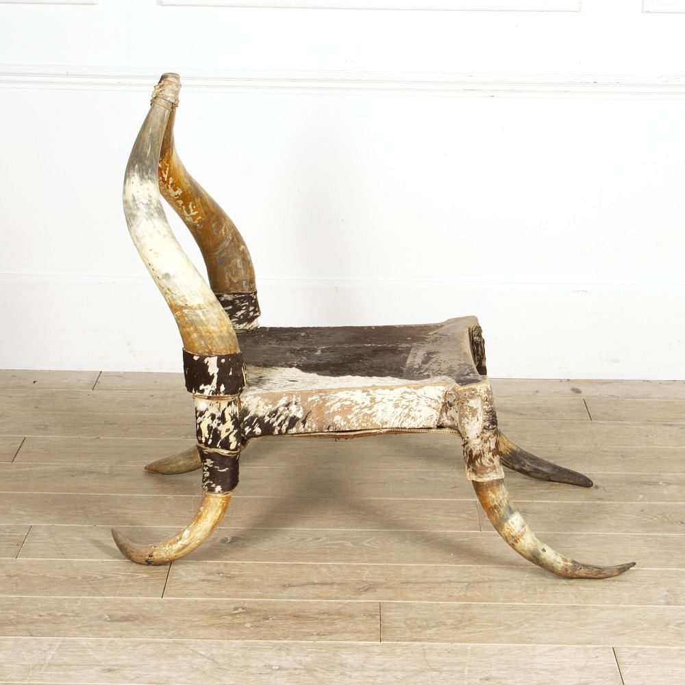Late 19th Century Steer Horn Chair CH4517864