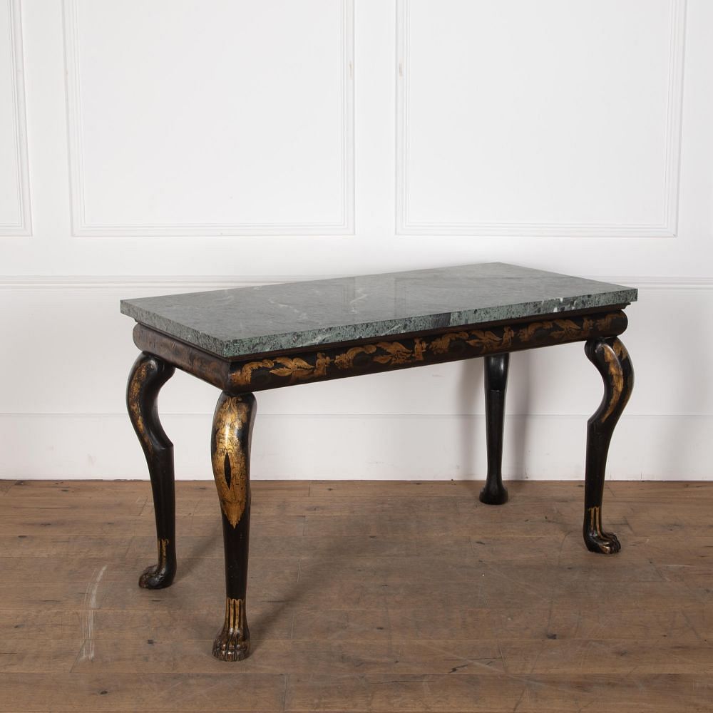 Regency Chinoiserie and Marble Console Table CO0329848