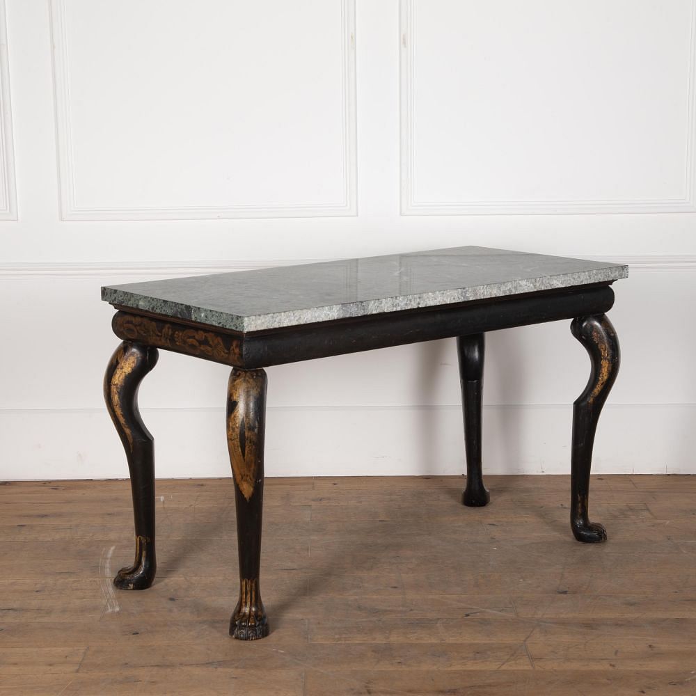 Regency Chinoiserie and Marble Console Table CO0329848