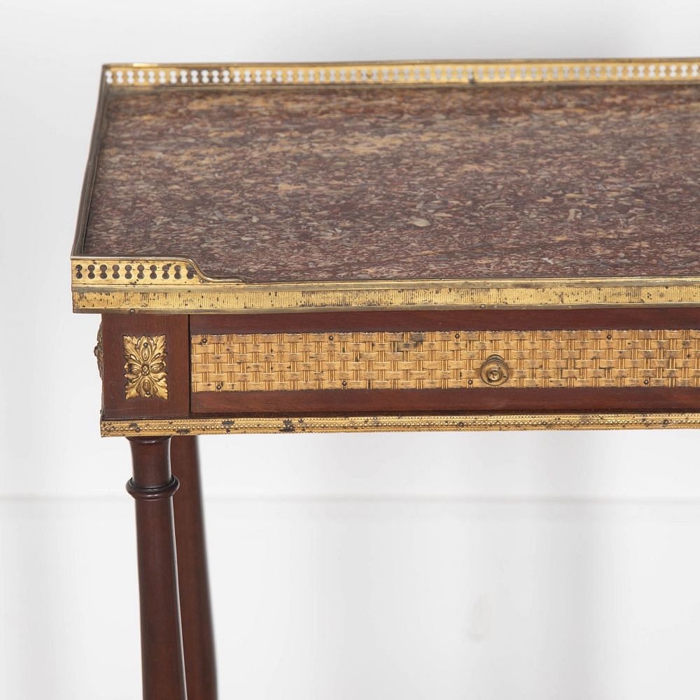 19th Century Mahogany Side Table in the Manner of Weisweiler CO1532452