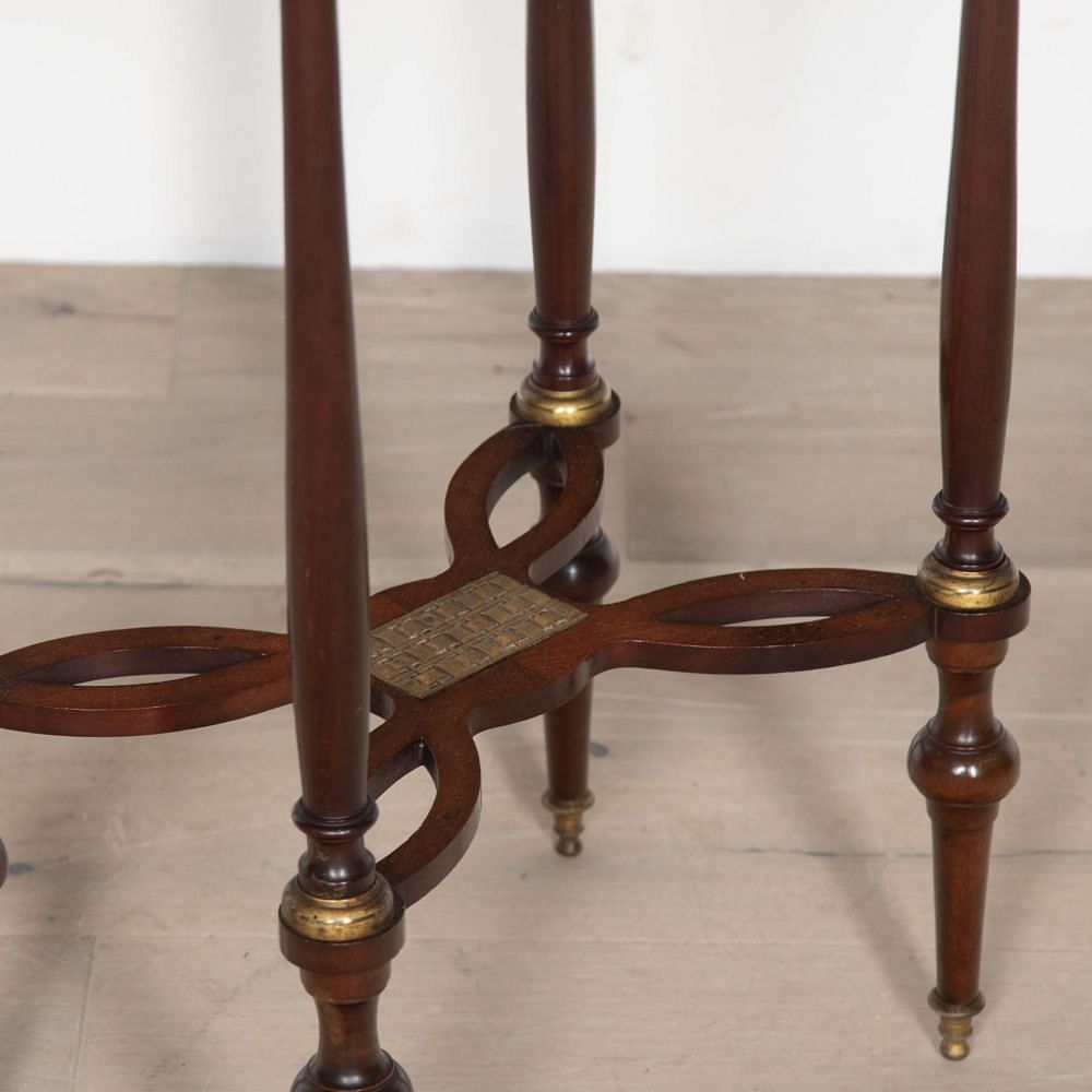 19th Century Mahogany Side Table in the Manner of Weisweiler CO1532452