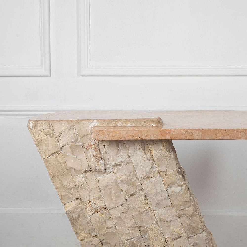 20th Century Tessellated Stone Console CO3034053