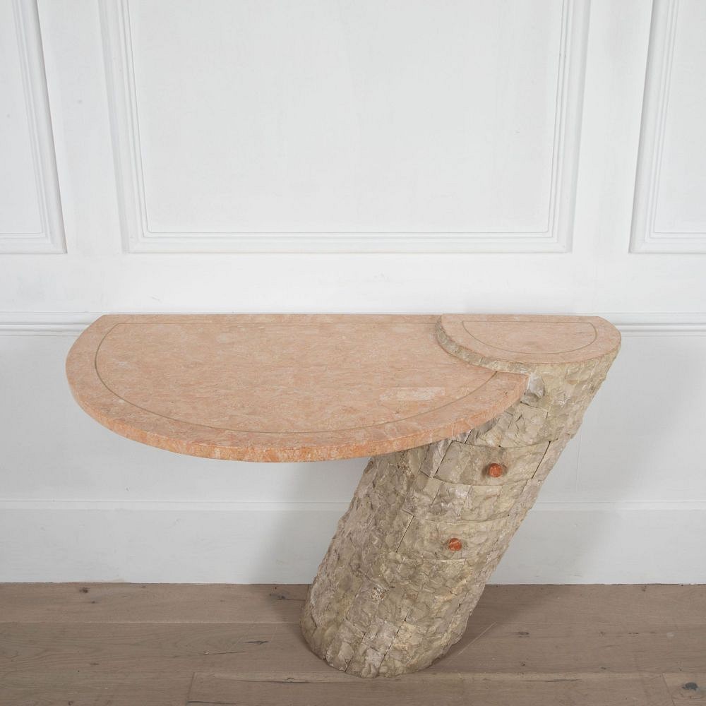 20th Century Tessellated Stone Console CO3034053