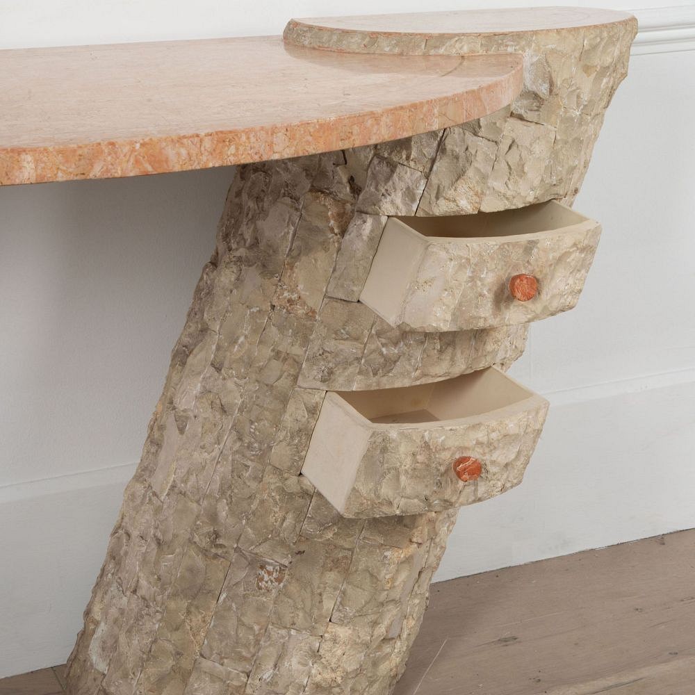 20th Century Tessellated Stone Console CO3034053