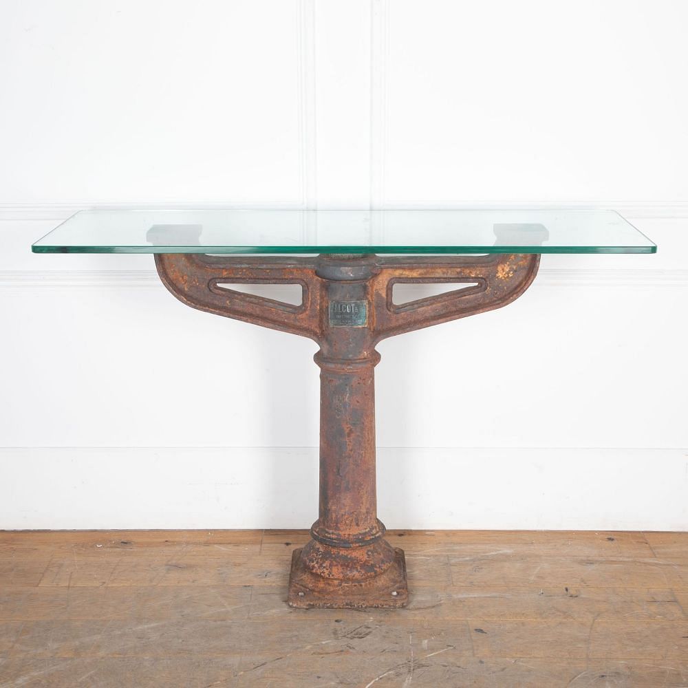 19th Century French Cast Iron Console CO3733131