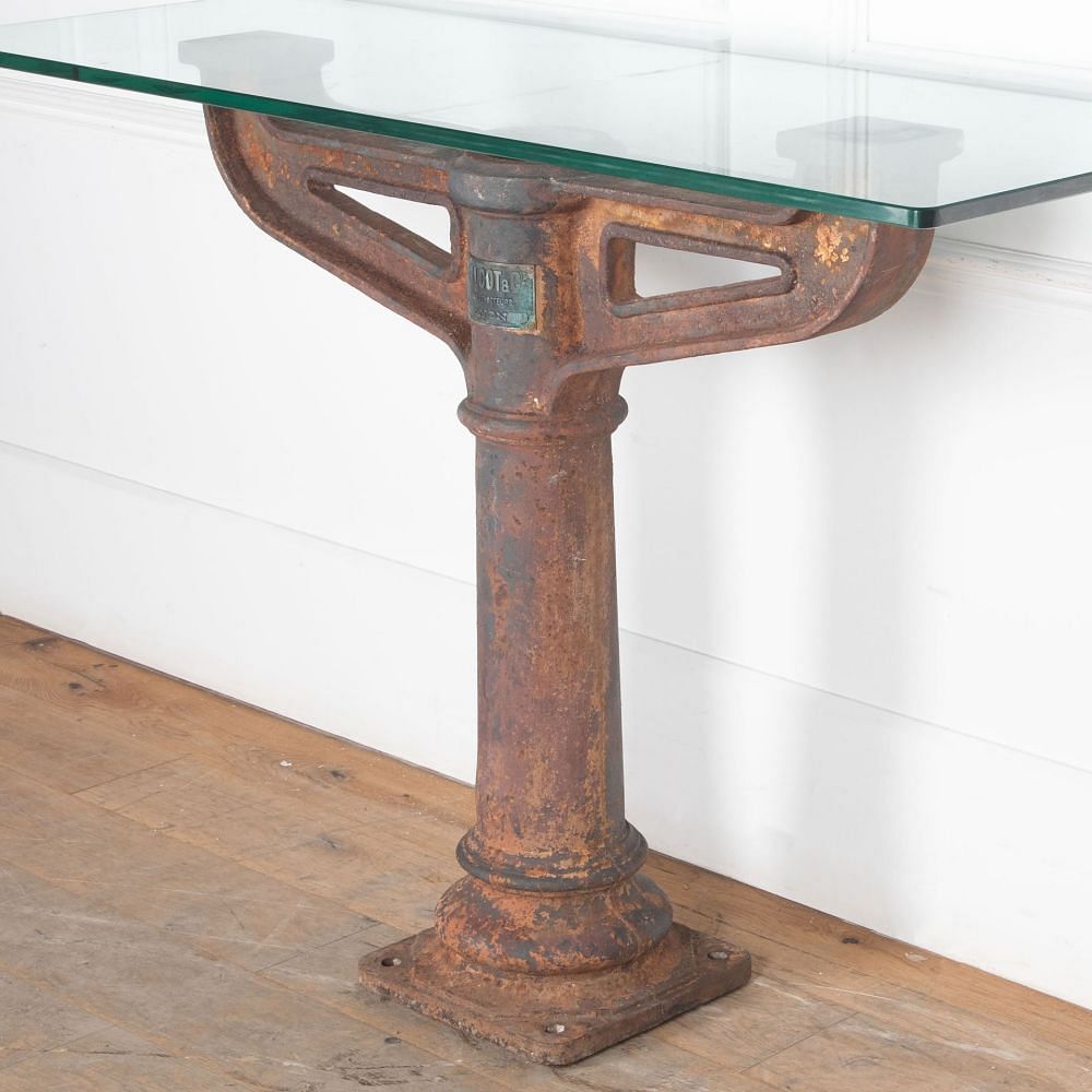 19th Century French Cast Iron Console CO3733131
