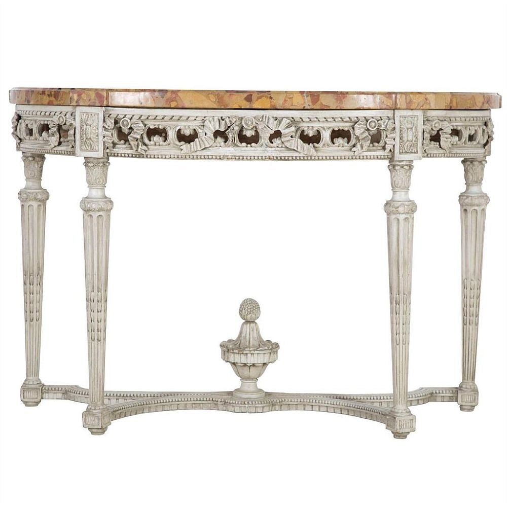 French 19th Century Demi Lune Console CO4311149