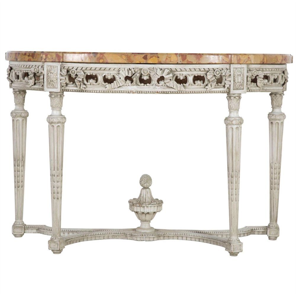 French 19th Century Demi Lune Console CO4311149