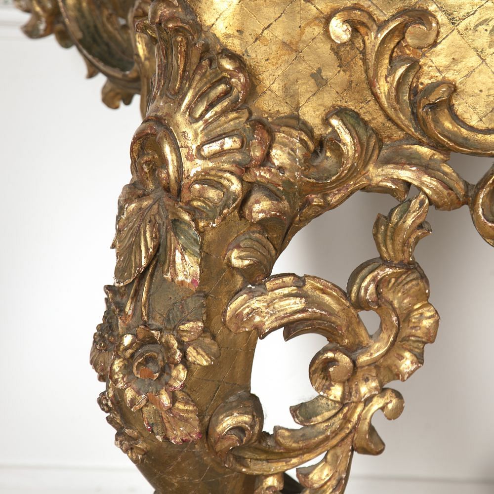 19th Century Carved Gilt Wood Console Table CO5219554