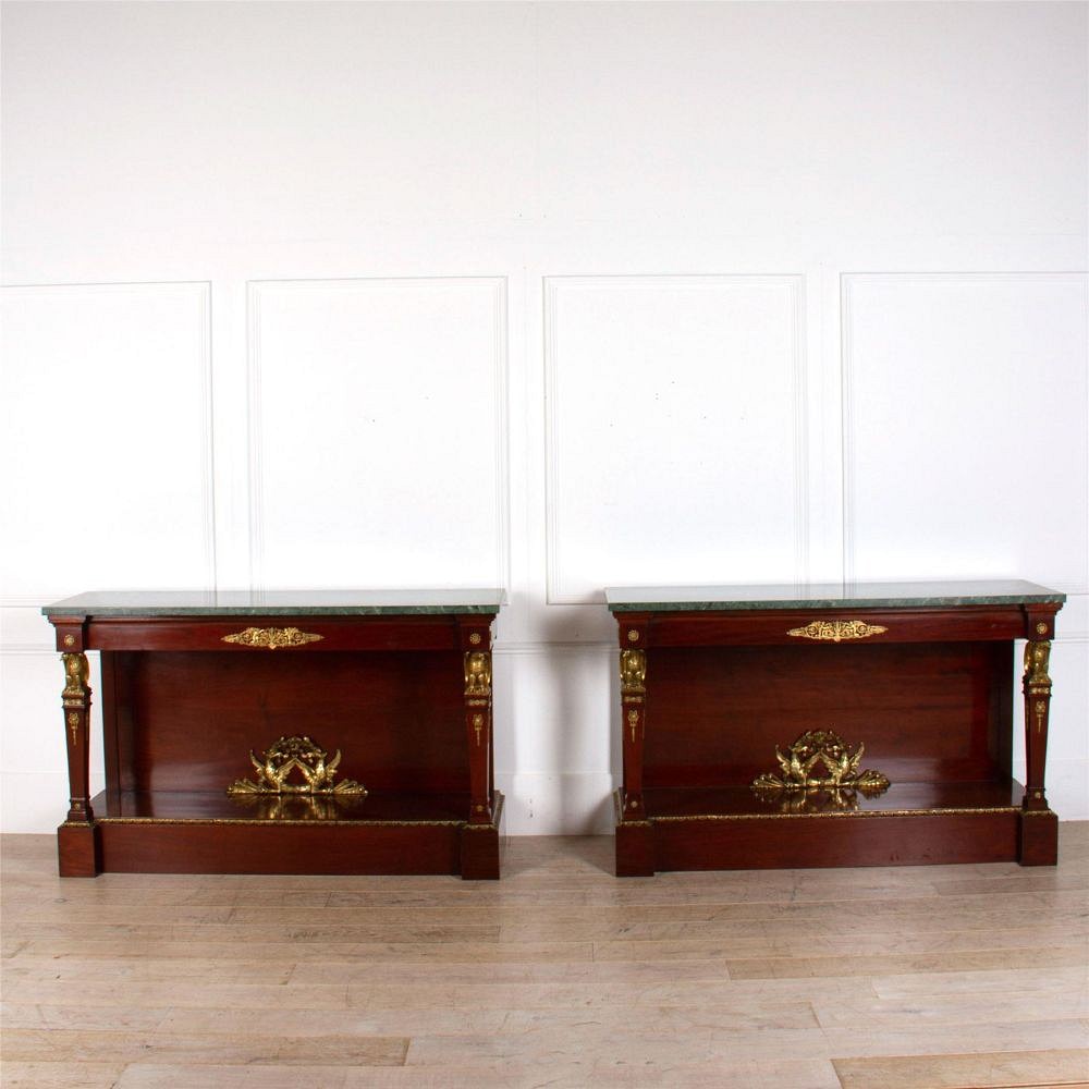 Pair of Empire Console Tables CO527261