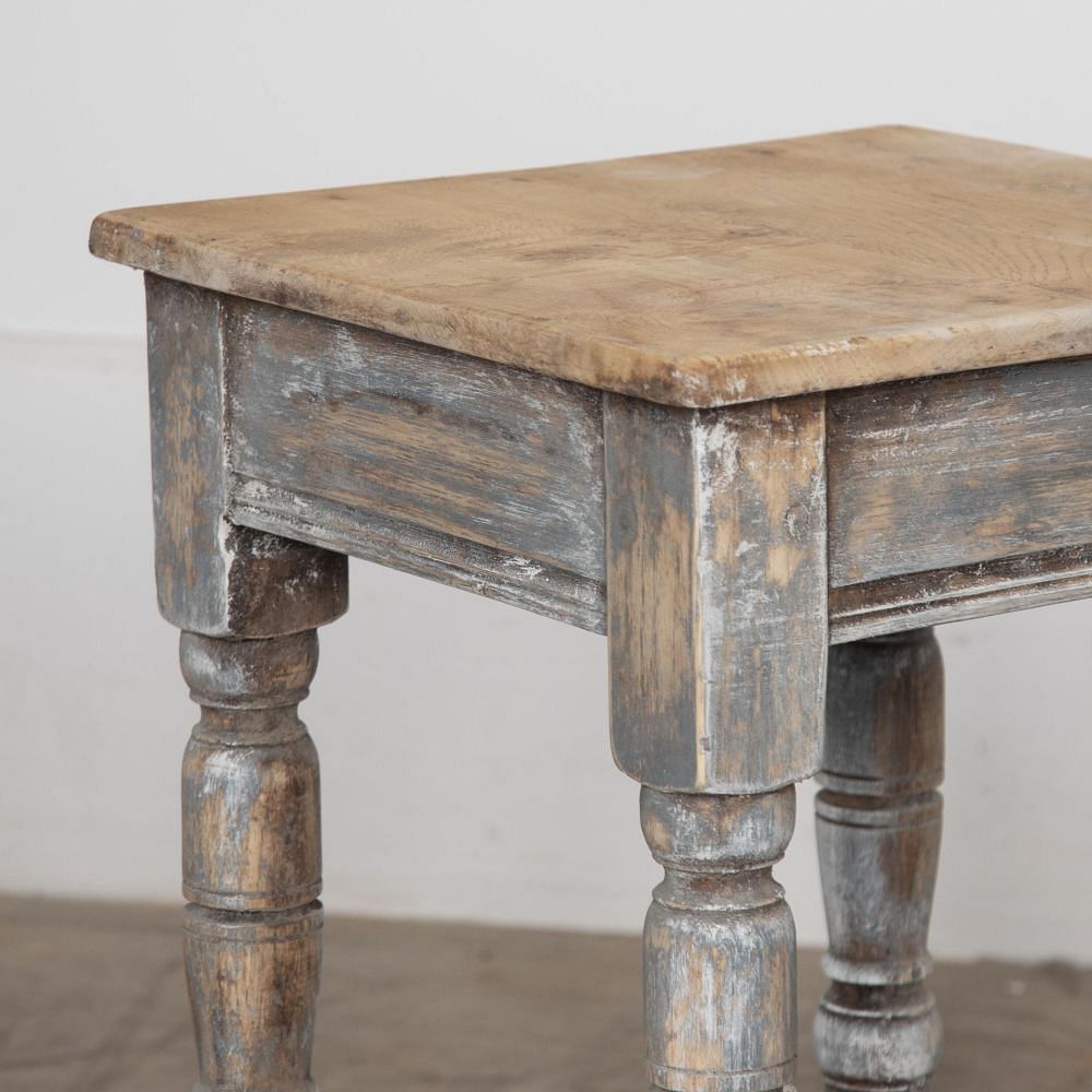 19th Century Painted and Bleached Oak Childs' Table CO8430247