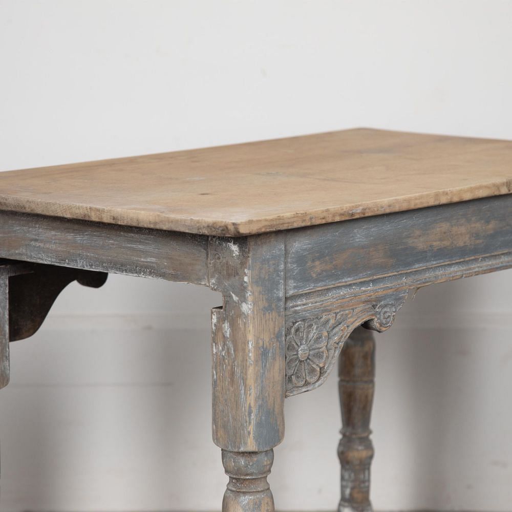 19th Century Painted and Bleached Oak Childs' Table CO8430247