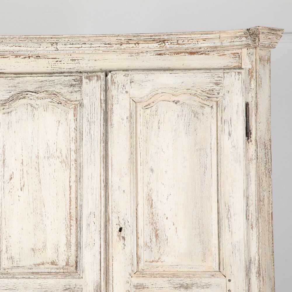 19th Century French Painted Corner Cupboard CU1430159