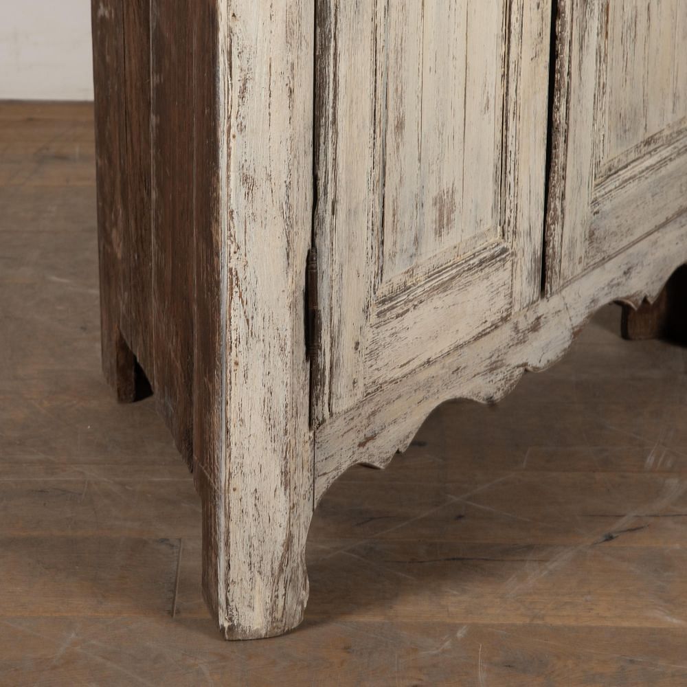 19th Century French Painted Corner Cupboard CU1430159