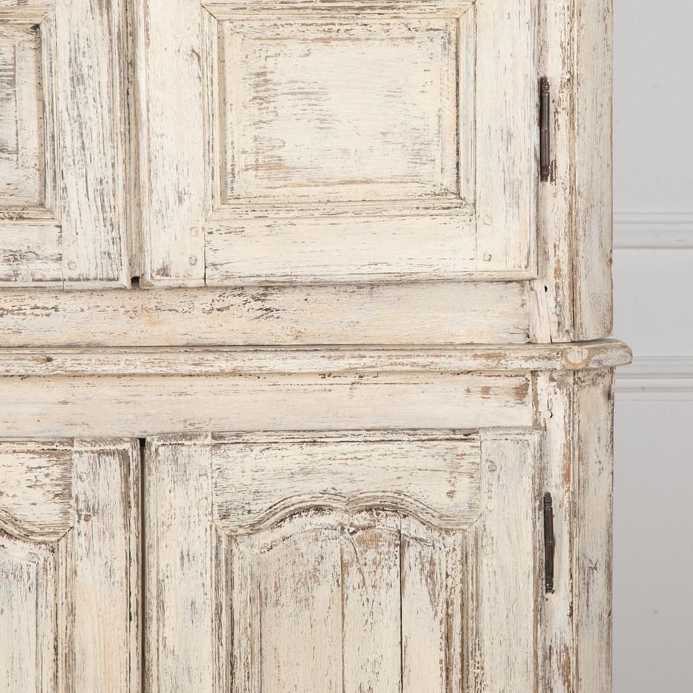 19th Century French Painted Corner Cupboard CU1430159
