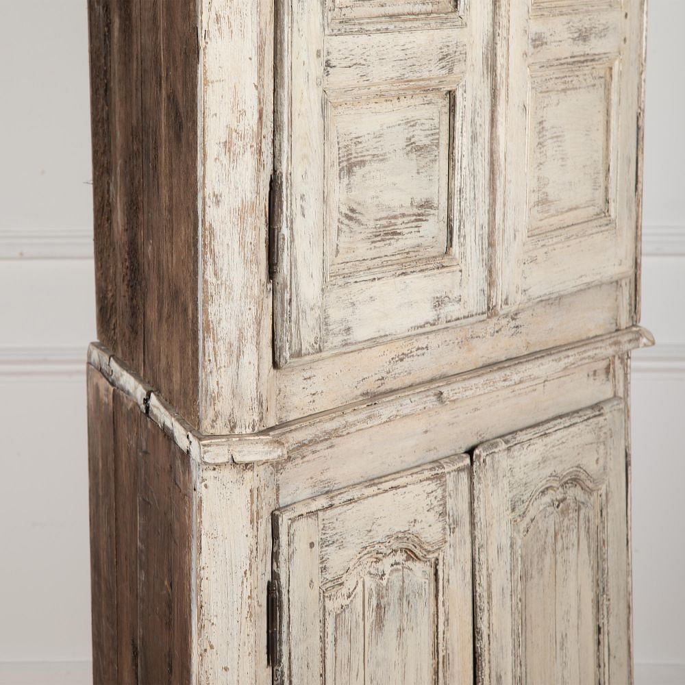 19th Century French Painted Corner Cupboard CU1430159