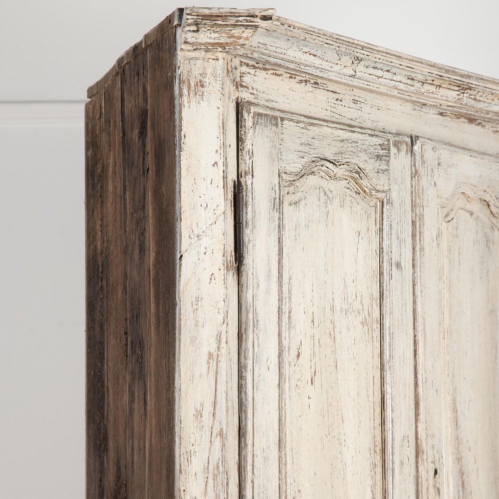 19th Century French Painted Corner Cupboard CU1430159