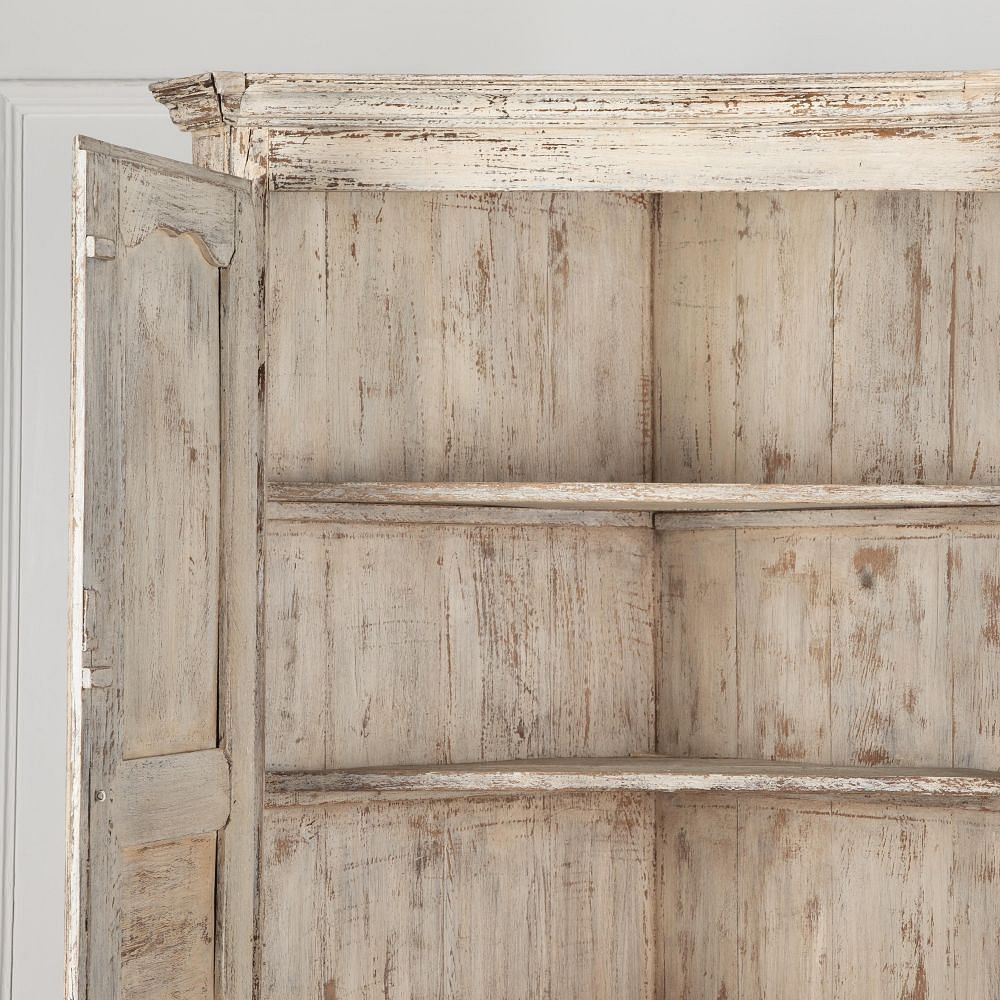 19th Century French Painted Corner Cupboard CU1430159