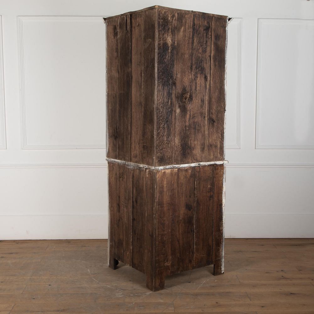 19th Century French Painted Corner Cupboard CU1430159