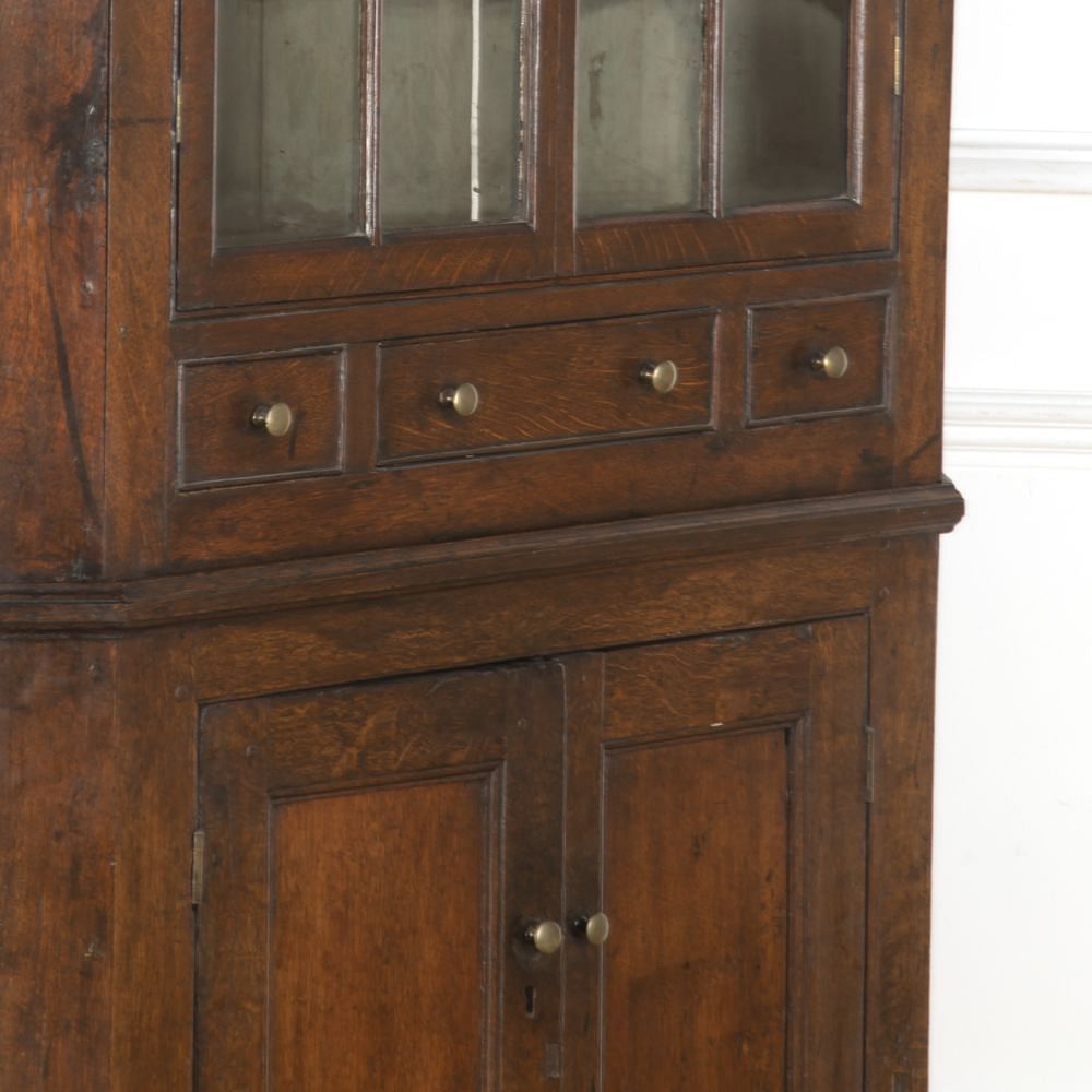 Welsh Glazed Corner Cupboard CU2812571