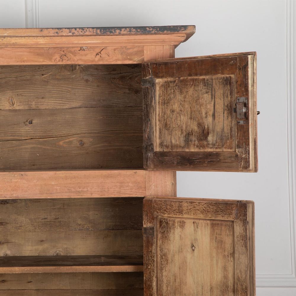 19th Century Italian Cupboard in Original Ochre Paint CU7531175