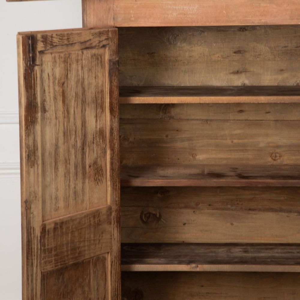 19th Century Italian Cupboard in Original Ochre Paint CU7531175