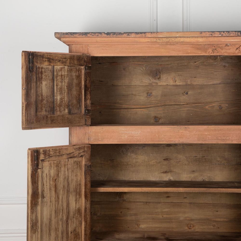 19th Century Italian Cupboard in Original Ochre Paint CU7531175
