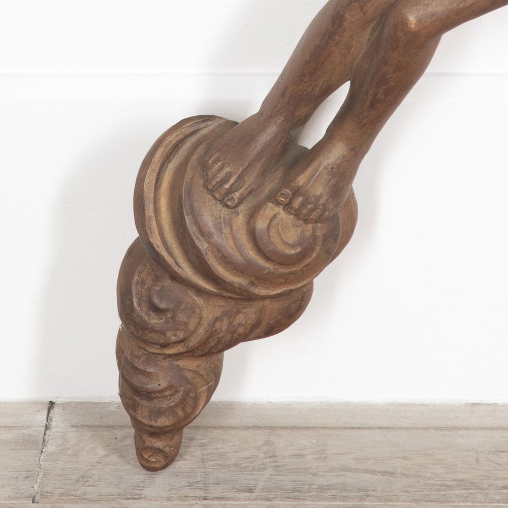 20th Century French Carved Romantic Over Bed Panel DA1528707
