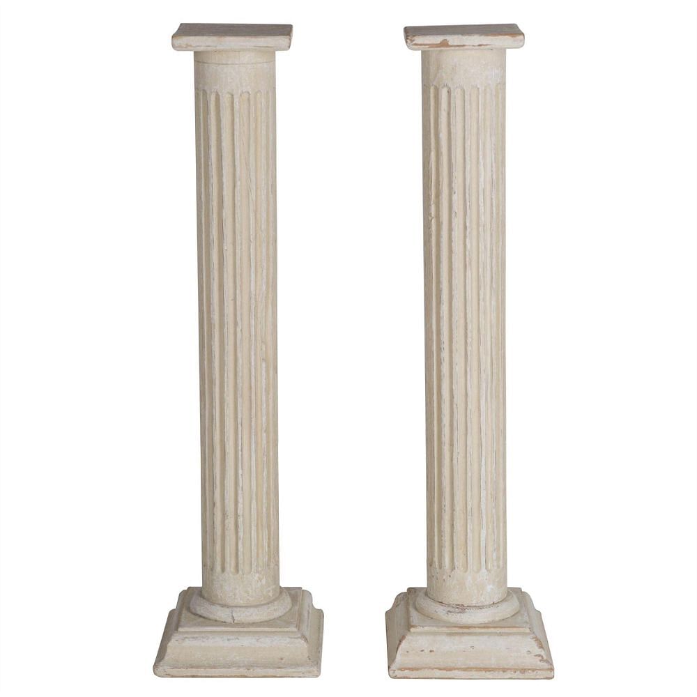 Pair Of Reeded Columns DA154184