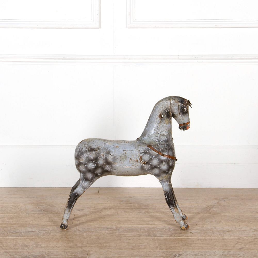 19th Century French Gesso and Wood Horse DA2010332