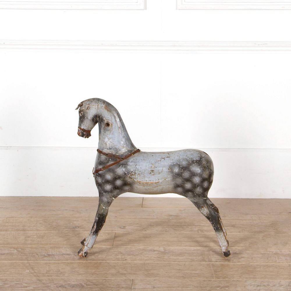19th Century French Gesso and Wood Horse DA2010332