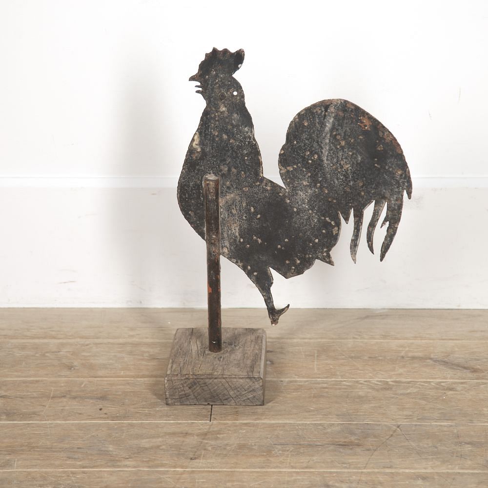 19th Century English Painted Metal Cockerel DA2015841