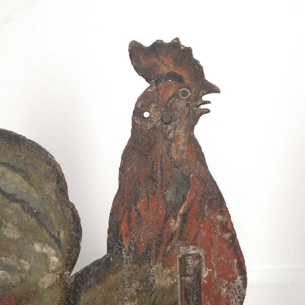 19th Century English Painted Metal Cockerel DA2015841