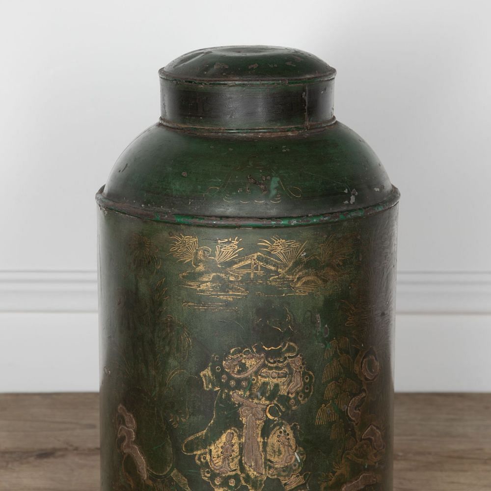 19th Century Decorated Tea Tin DA2031833