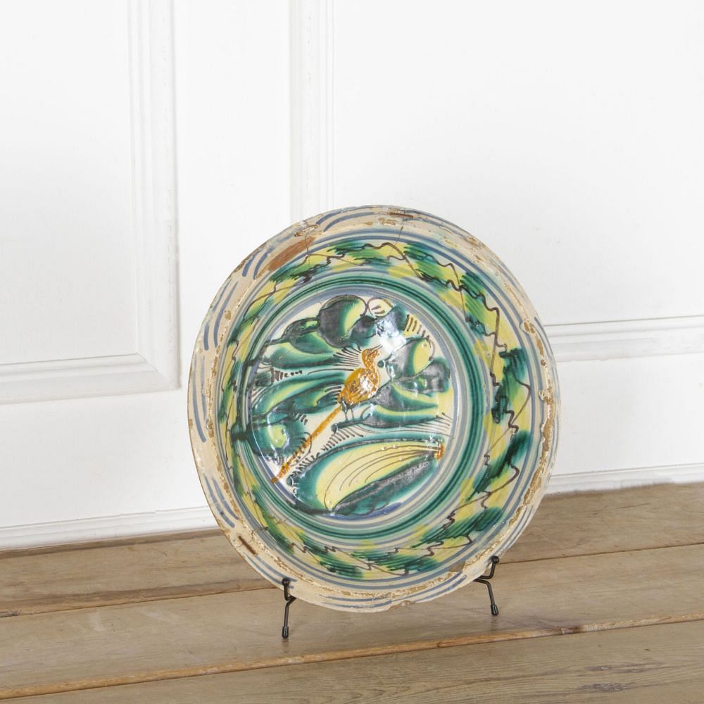19th Century Spanish Lebrillo De Triana Bowl DA2333401