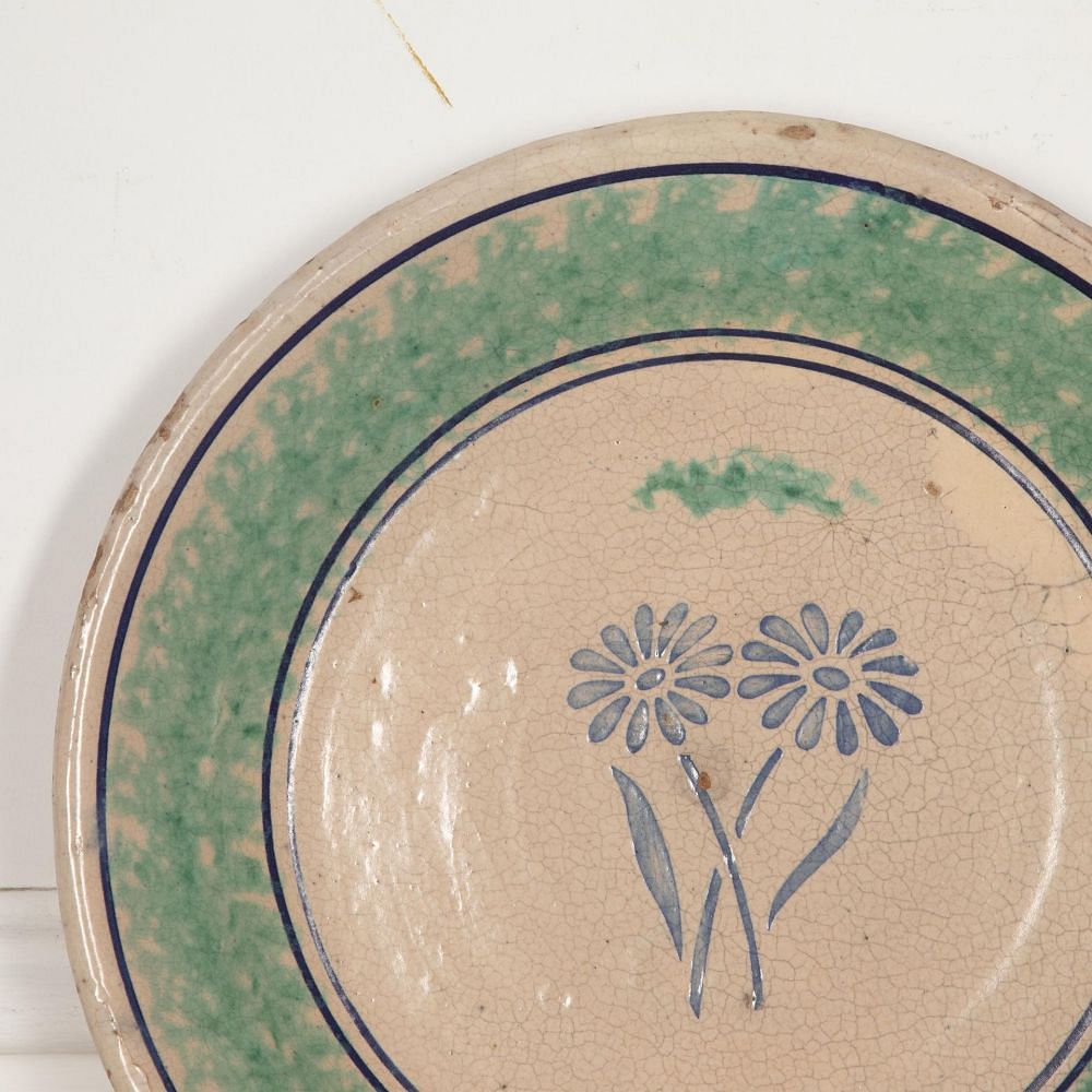 18th Century Sicilian Majolica Fangotto Plate DA2831019