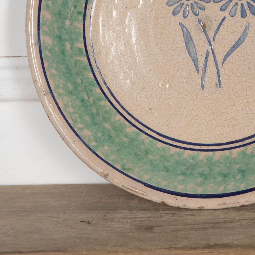 18th Century Sicilian Majolica Fangotto Plate DA2831019
