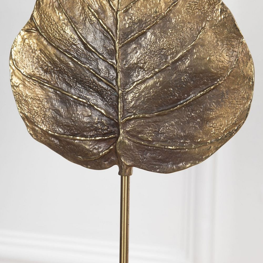 Pair of Large Gilt Bronze Leaf Castings by Chrystaine Charles DA2933566