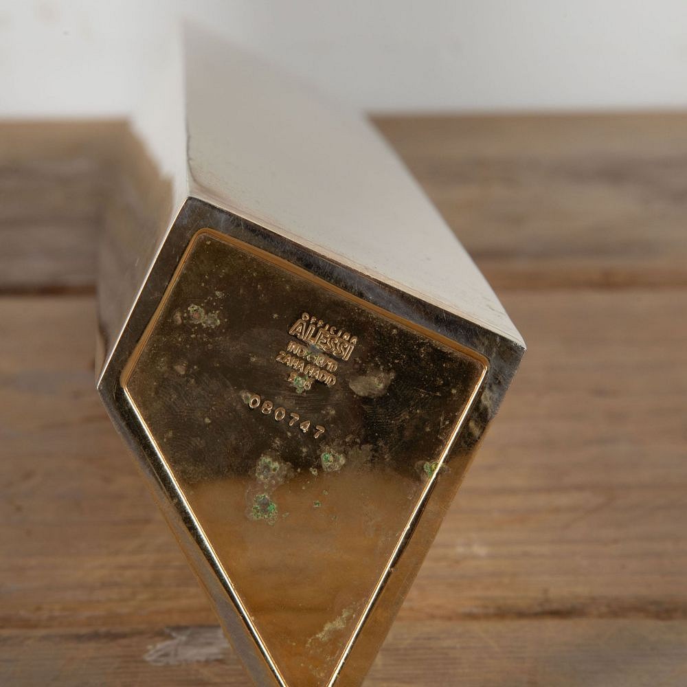 Pair of Chrome and Brass Vases DA3034060